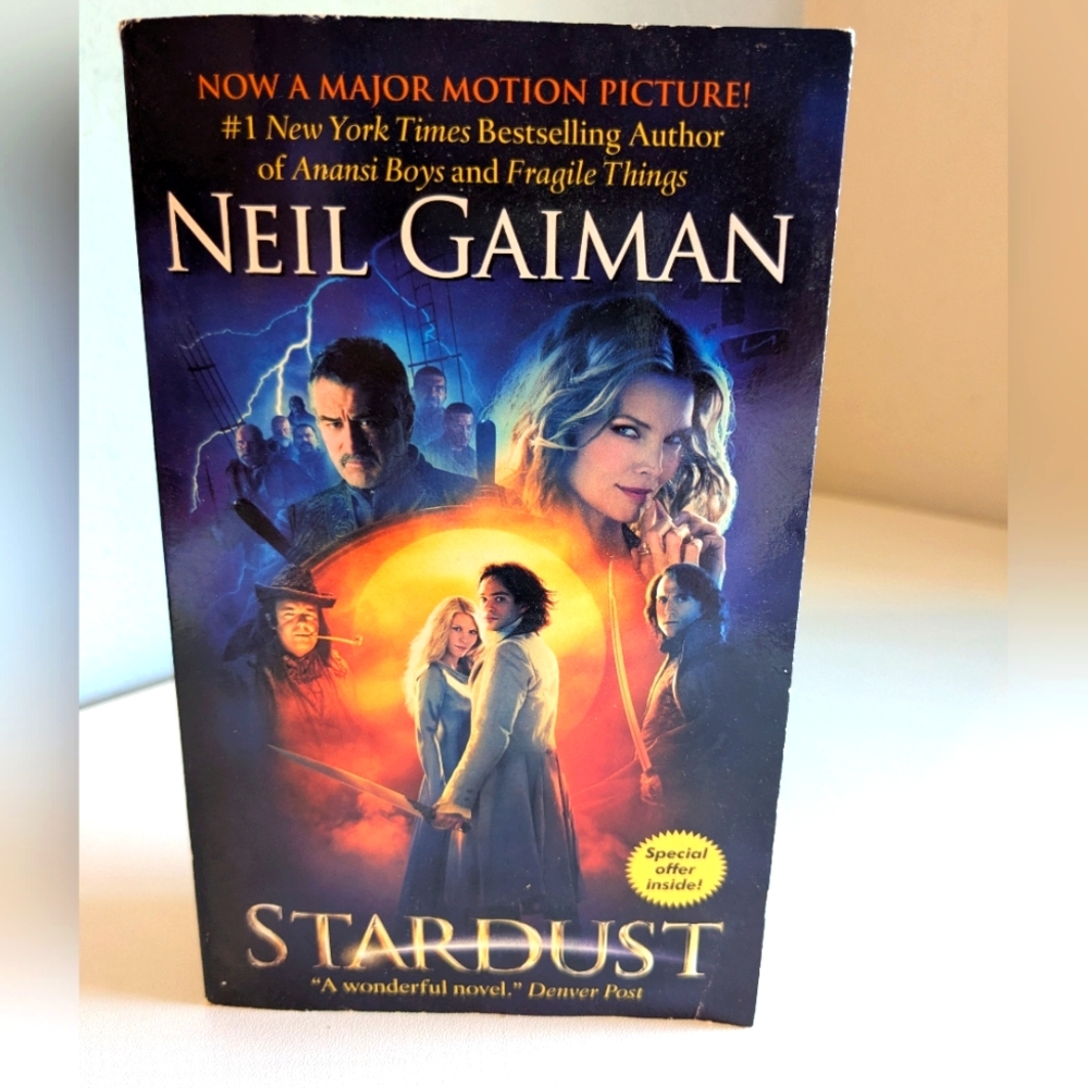 Stardust by Neil Gaiman Paperback Good Condition Movie Picture Inserts
